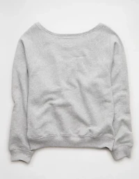 AE Graphic Off The Shoulder Sweatshirt