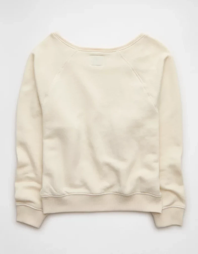 AE Graphic Off The Shoulder Sweatshirt