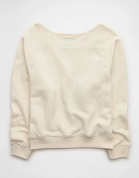 AE Graphic Off The Shoulder Sweatshirt