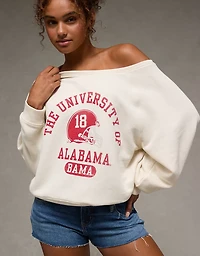 AE Graphic Off The Shoulder Sweatshirt