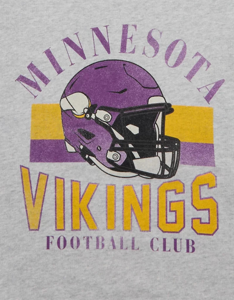 Chandail en molleton décontracté à imprimé NFL Vikings du Minnesota AE