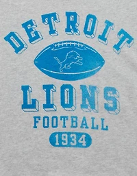 Chandail en molleton décontracté à imprimé NFL Lions de Detroit AE