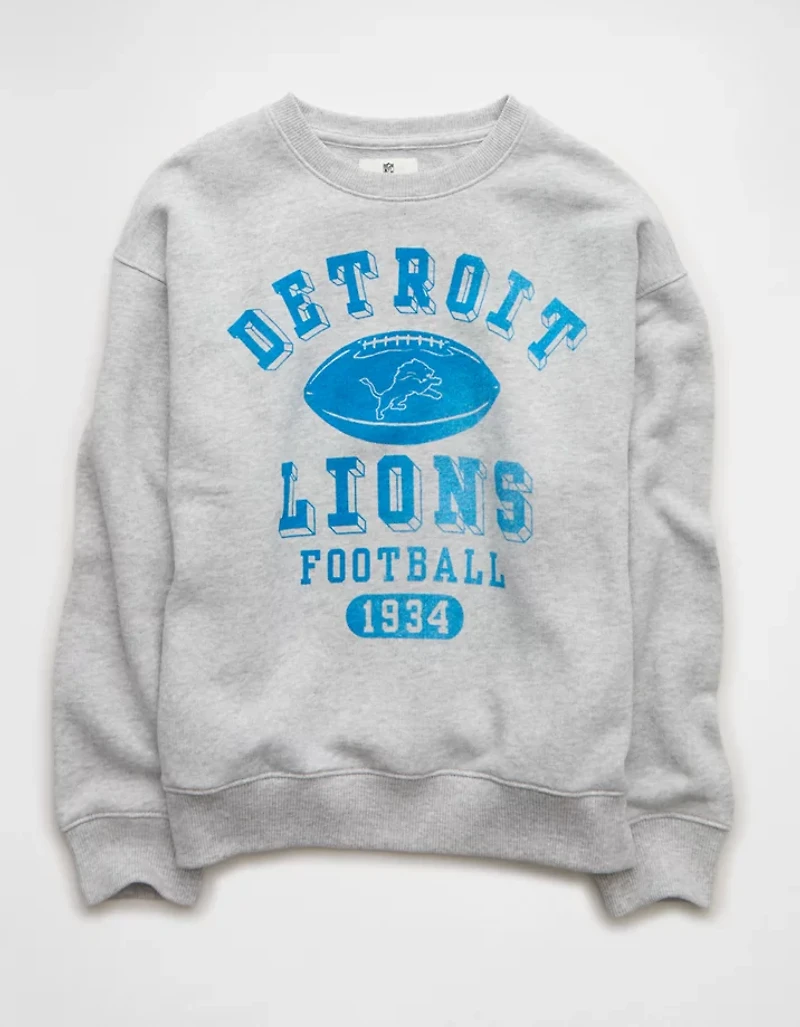 Chandail en molleton décontracté à imprimé NFL Lions de Detroit AE