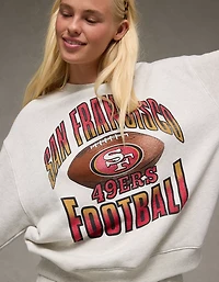 Chandail en molleton décontracté à imprimé NFL 49ers de San Francisco AE