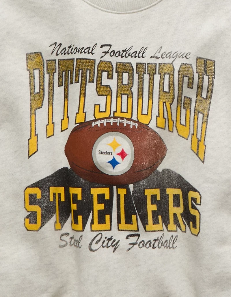 Chandail en molleton décontracté à imprimé NFL Steelers de Pittsburgh AE