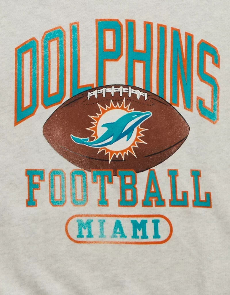 Chandail en molleton décontracté à imprimé NFL Dolphins de Miami AE