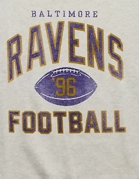 Chandail en molleton décontracté à imprimé NFL Ravens de Baltimore AE
