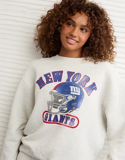 Chandail en molleton décontracté à imprimé NFL Giants de New York AE