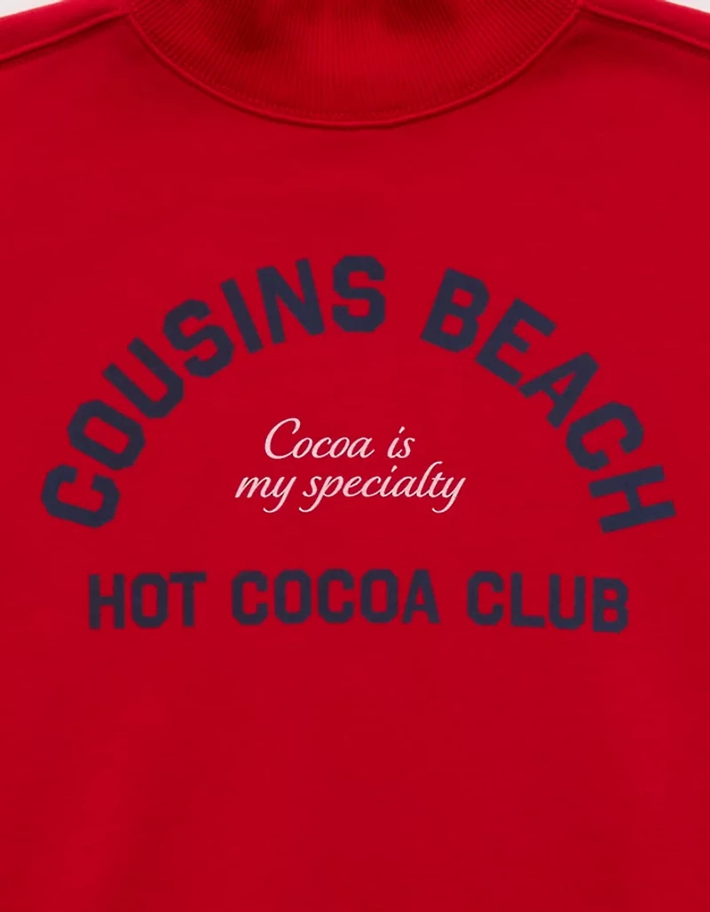 Chandail en molleton à col cheminée The Summer I Turned Pretty x AE