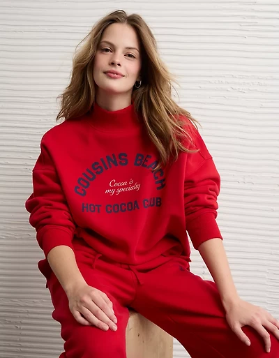 Chandail en molleton à col cheminée The Summer I Turned Pretty x AE