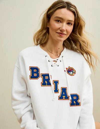 AE | Off Campus Lace-Up Sweatshirt