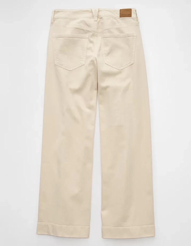 AE Dreamy Drape Stretch Low-Rise Baggy Wide-Leg Pant