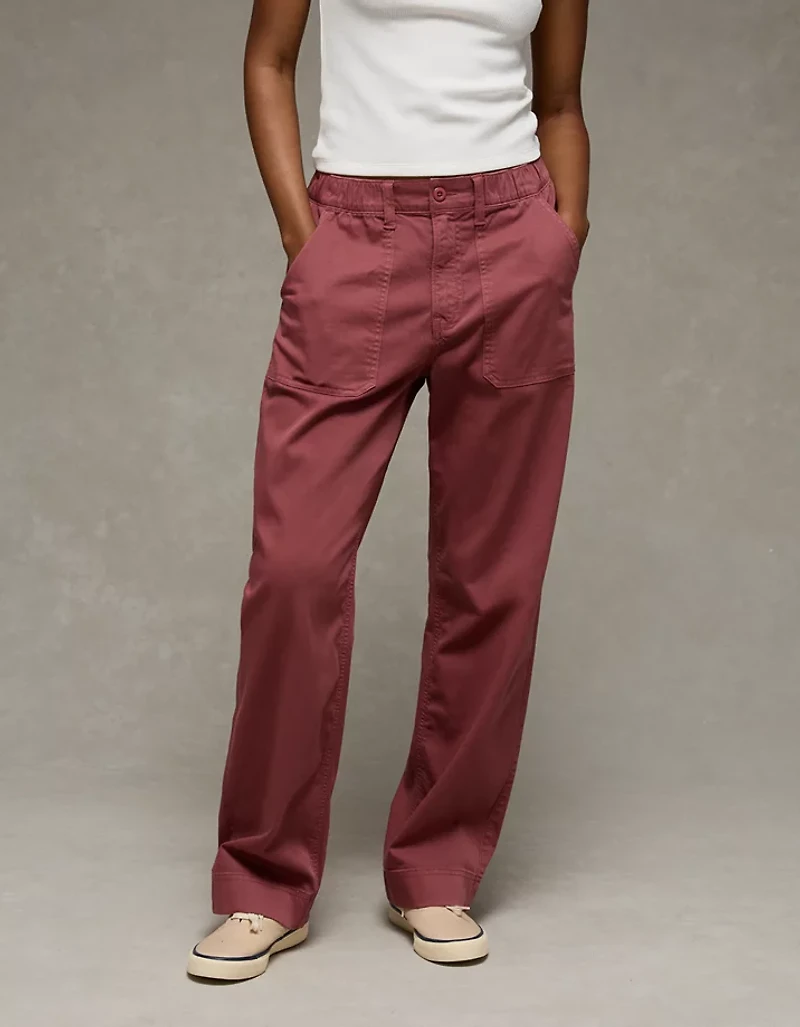 AE Stretch Low-Rise Baggy Utility Pant