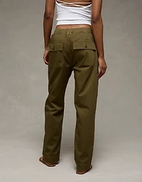 Pantalon petit ami extensible à taille basse AE