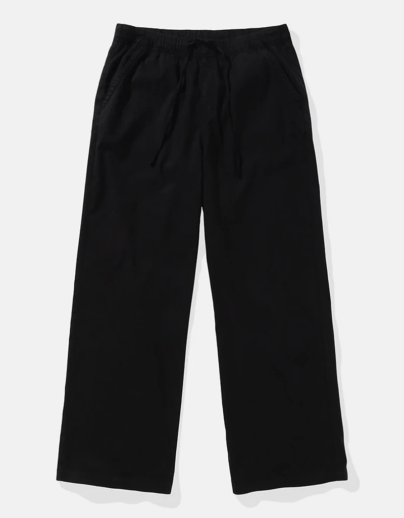 AE Mid-Rise Wide-Leg Pull-On Pant