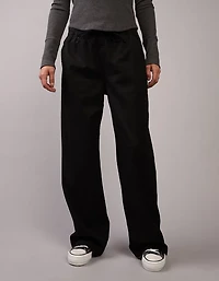 AE Mid-Rise Wide-Leg Pull-On Pant