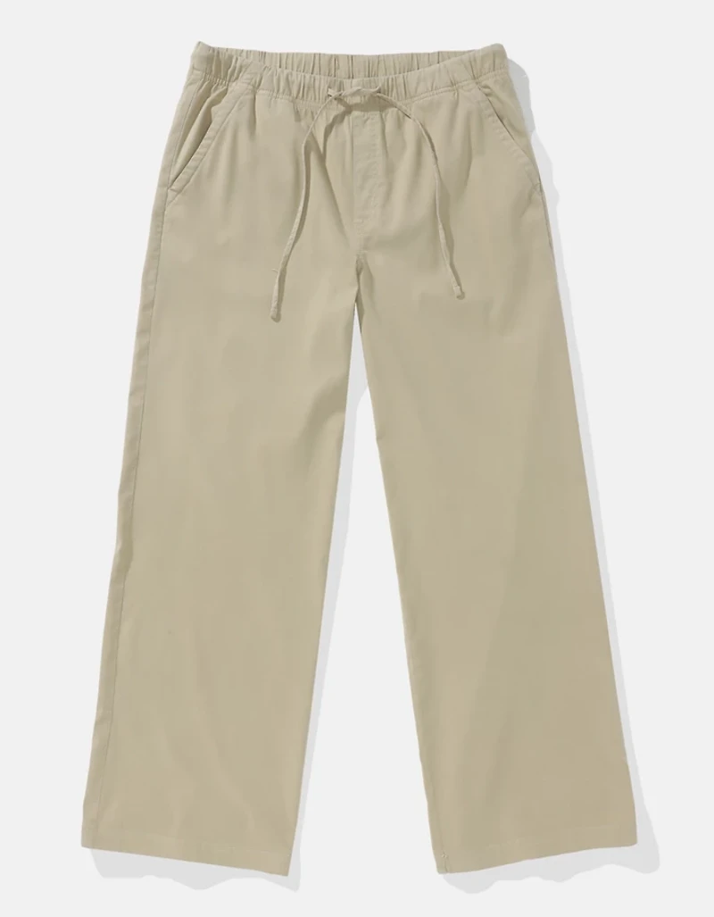 AE Mid-Rise Wide-Leg Pull-On Pant