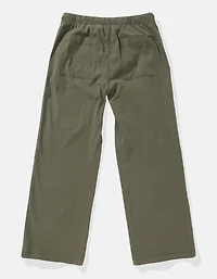 Pantalon à jambe large et taille moyenne enfiler AE