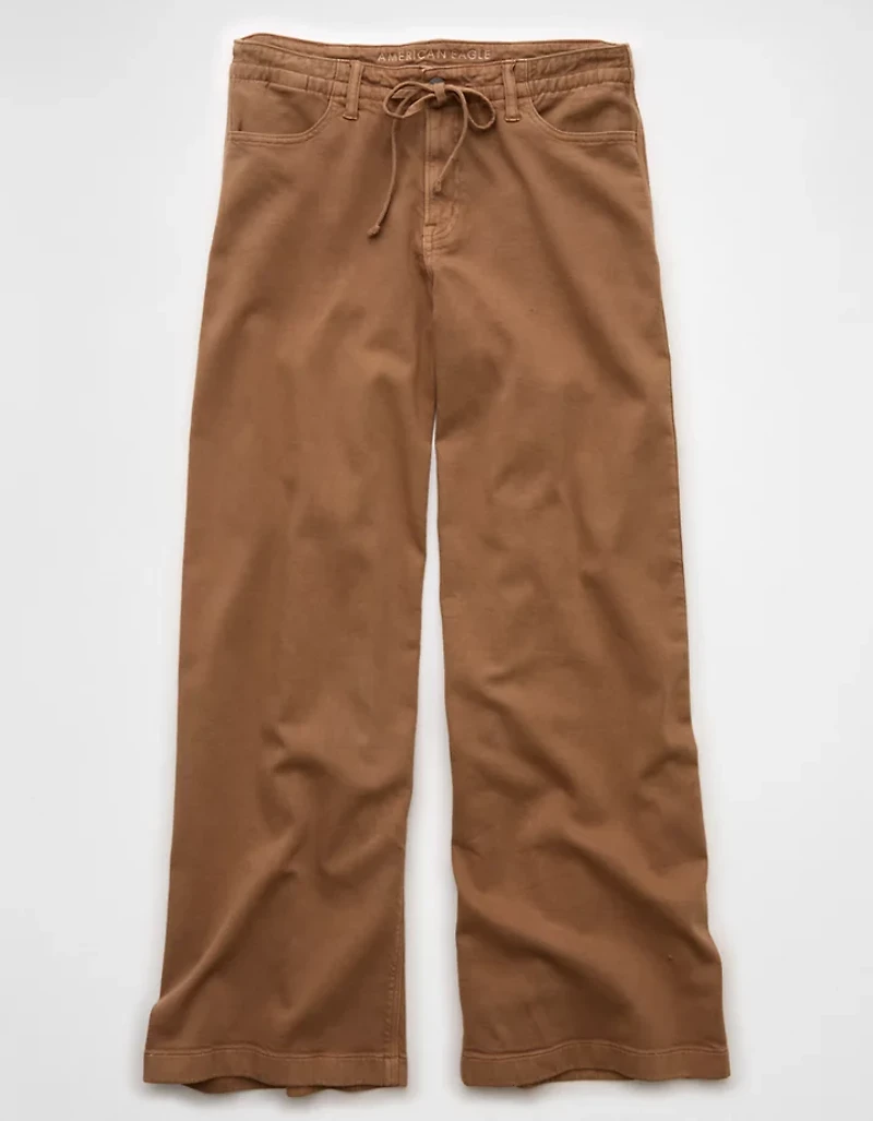 Pantalon ample à jambe très large taille basse extensible Drapé de rêve AE