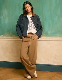 Pantalon ample à jambe très large taille basse extensible Drapé de rêve AE