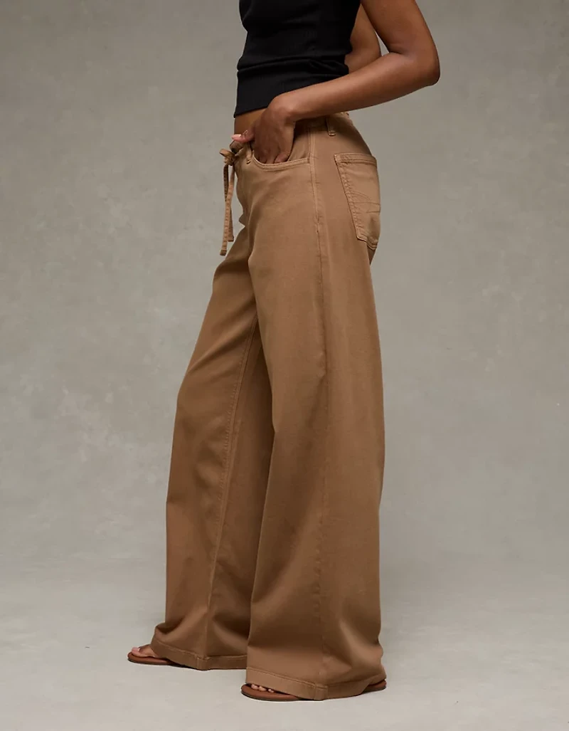Pantalon ample à jambe très large taille basse extensible Drapé de rêve AE