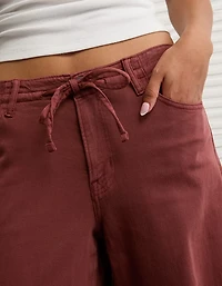 AE Dreamy Drape Stretch Low-Rise Ultra Wide-Leg Pant