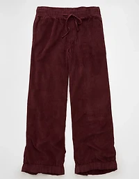 AE Cozy Corduroy Low-Rise Baggy Wide-Leg Pant
