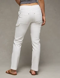 Pantalon menuisier à taille haute extensible AE