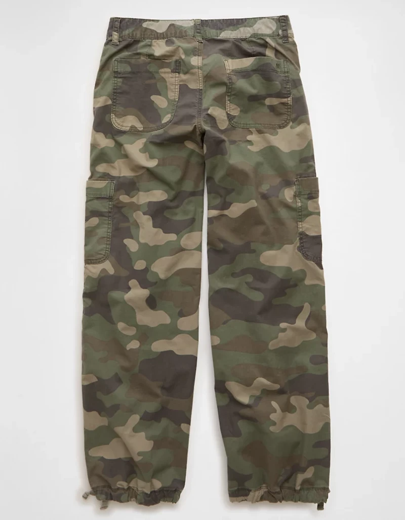 AE Camo Mid-Rise Wide-Leg Pant