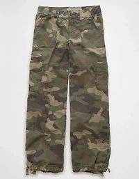 AE Camo Mid-Rise Wide-Leg Pant