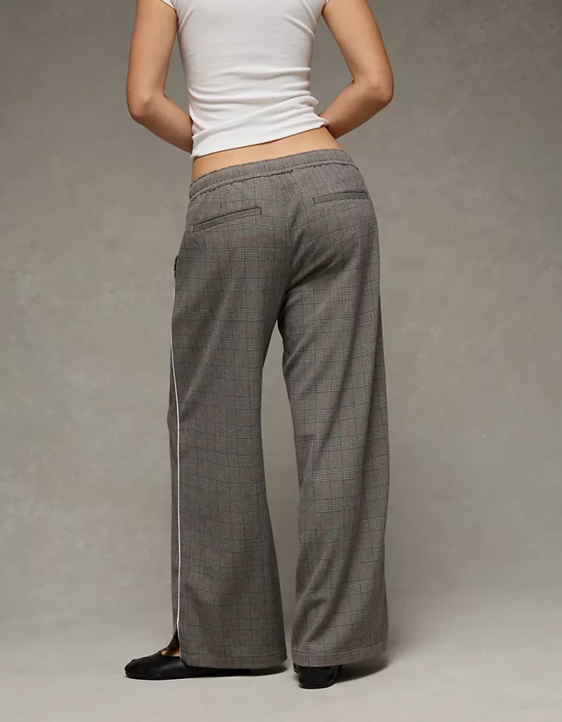 AE Stretch Low Rise Wide-Leg Track Pant