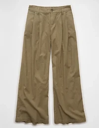 AE Low-Rise Linen-Blend Trouser