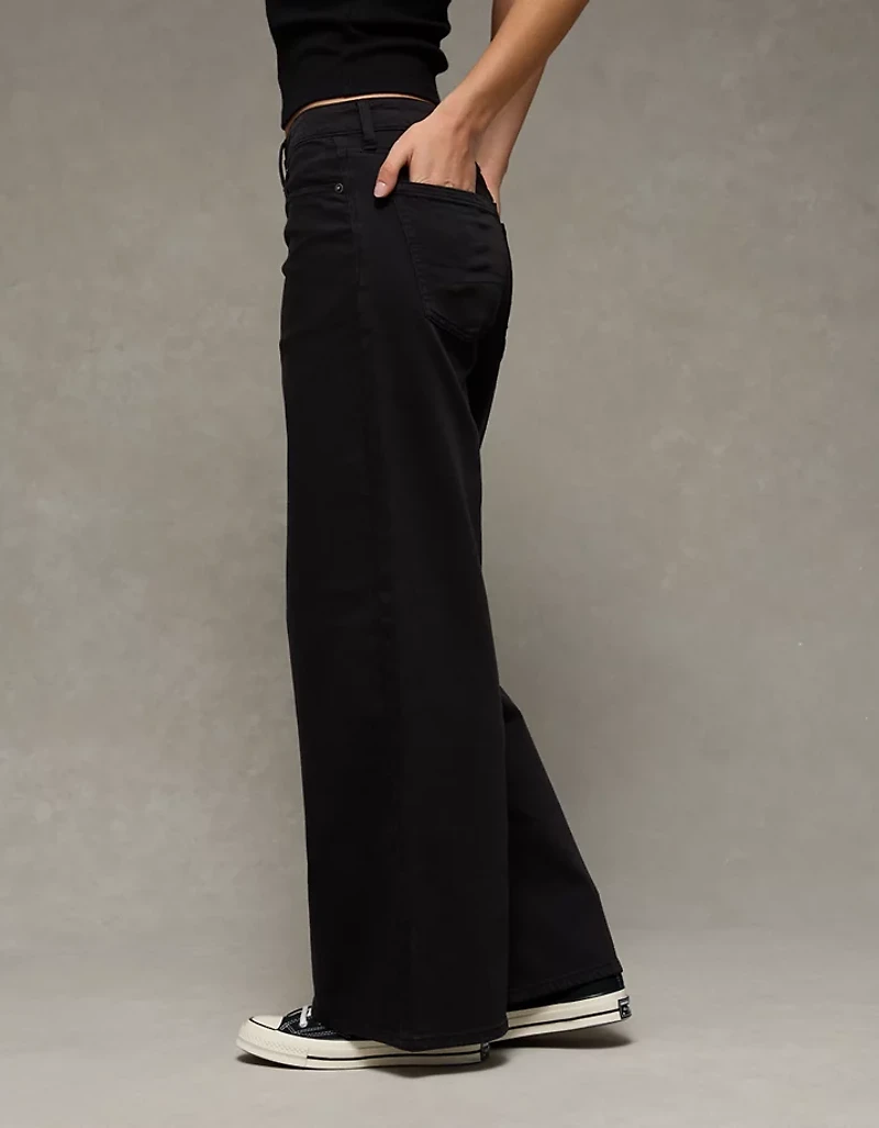 AE Dreamy Drape Stretch Low-Rise Ultra Wide-Leg Pant