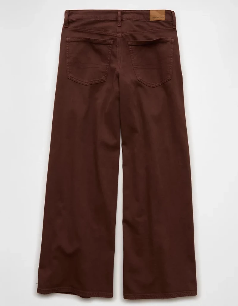 AE Dreamy Drape Stretch Low-Rise Ultra Wide-Leg Pant