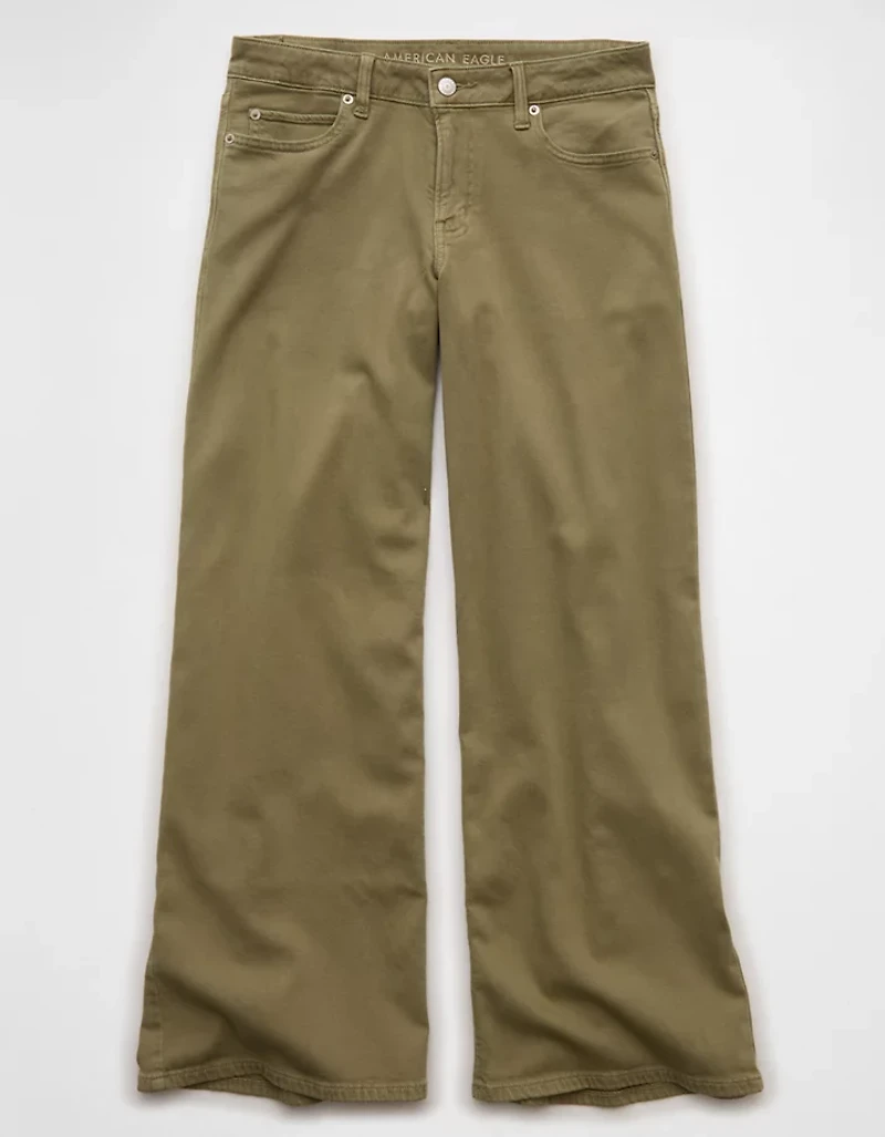 AE Dreamy Drape Stretch Low-Rise Ultra Wide-Leg Pant