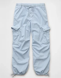 Pantalon parachute de style cargo ample à taille basse AE