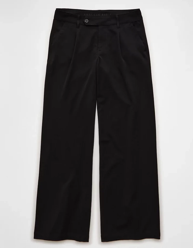 Pantalon à jambe très large et taille basse AE