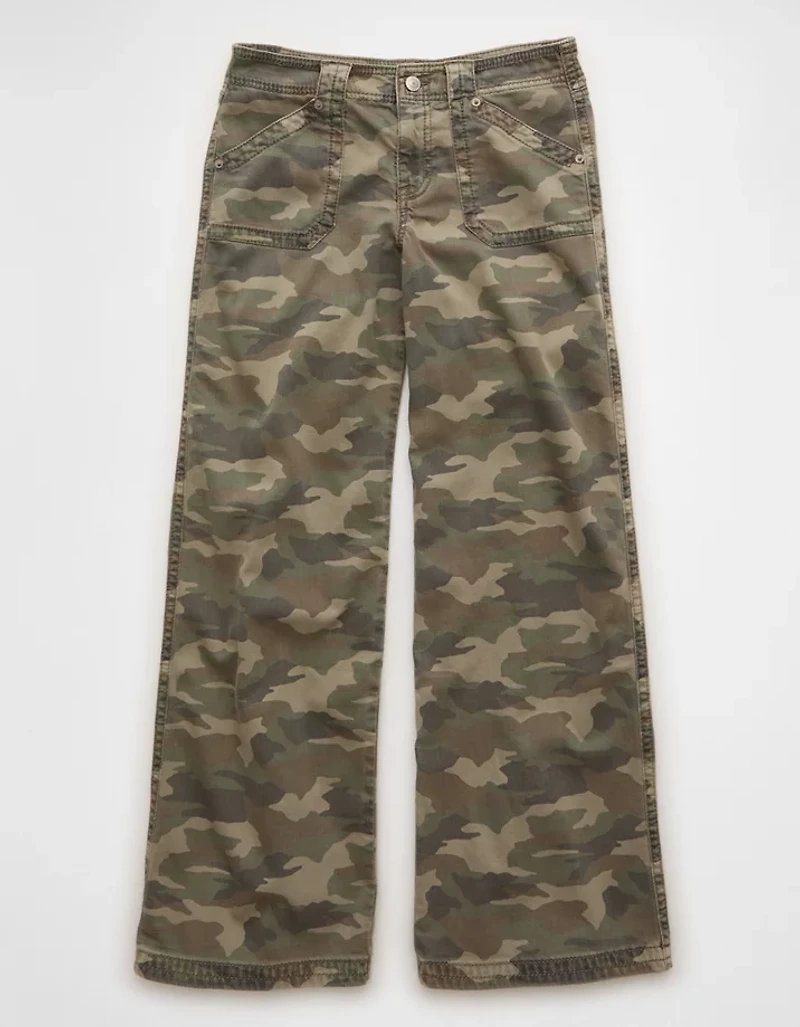 AE Dreamy Drape Stretch Low-Rise Ultra Wide-Leg Pant