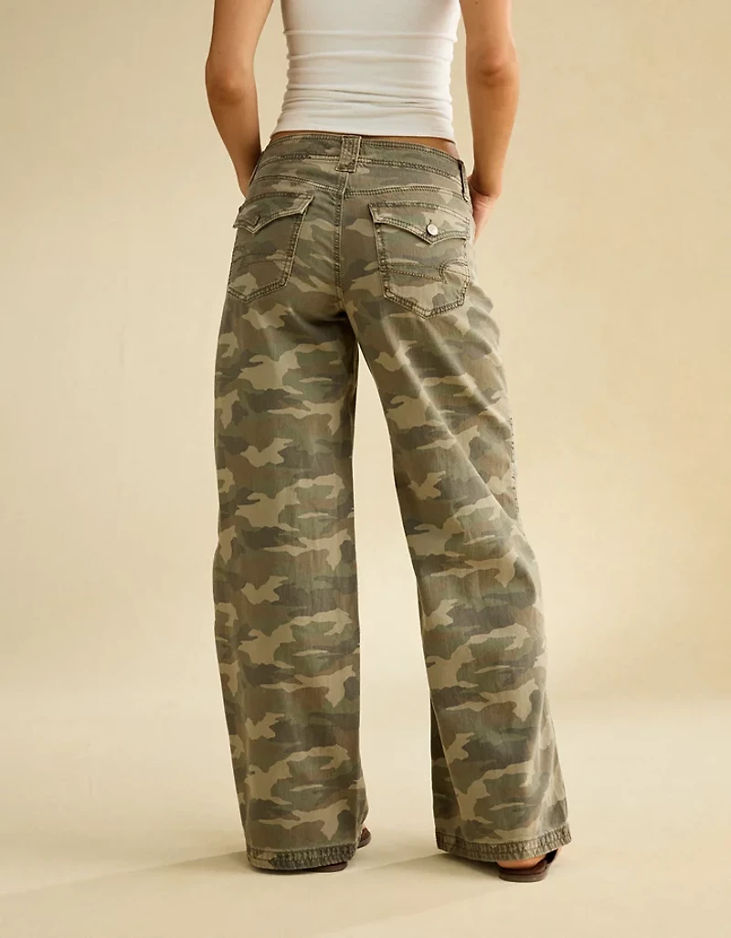 AE Dreamy Drape Stretch Low-Rise Ultra Wide-Leg Pant