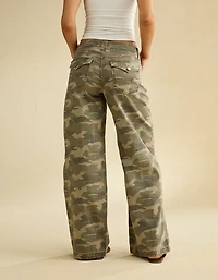 AE Dreamy Drape Stretch Low-Rise Ultra Wide-Leg Pant