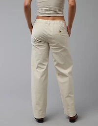 AE Stretch Stovepipe Khaki Pant