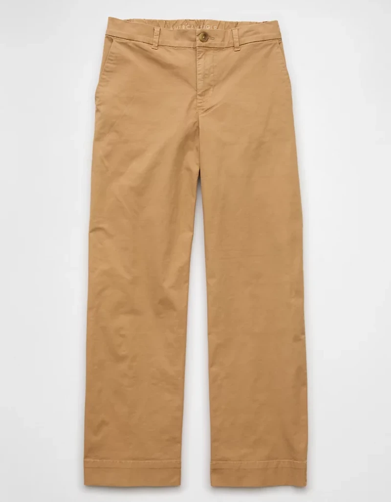 AE Stretch Stovepipe Khaki Pant