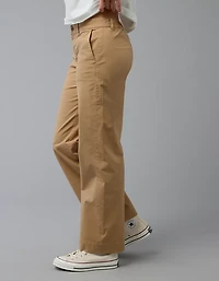 AE Stretch Stovepipe Khaki Pant