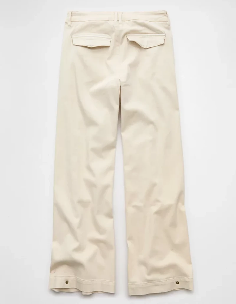 AE Stretch Mid-Rise Ultra Wide-Leg Convertible Trouser