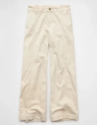 AE Stretch Mid-Rise Ultra Wide-Leg Convertible Trouser
