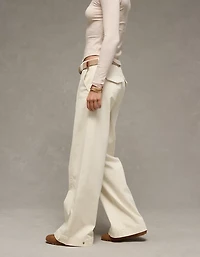AE Stretch Mid-Rise Ultra Wide-Leg Convertible Trouser