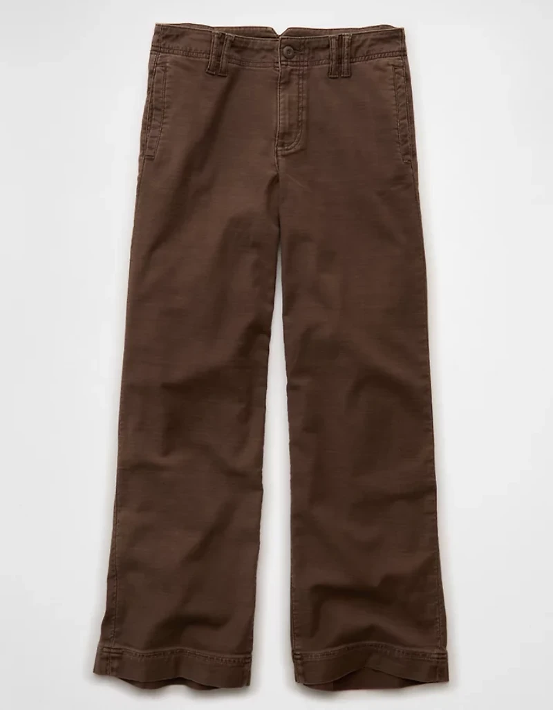 AE High-Waisted Wide Leg Trouser