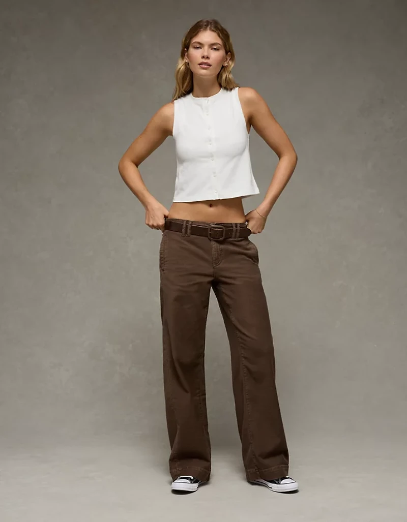 AE High-Waisted Wide Leg Trouser