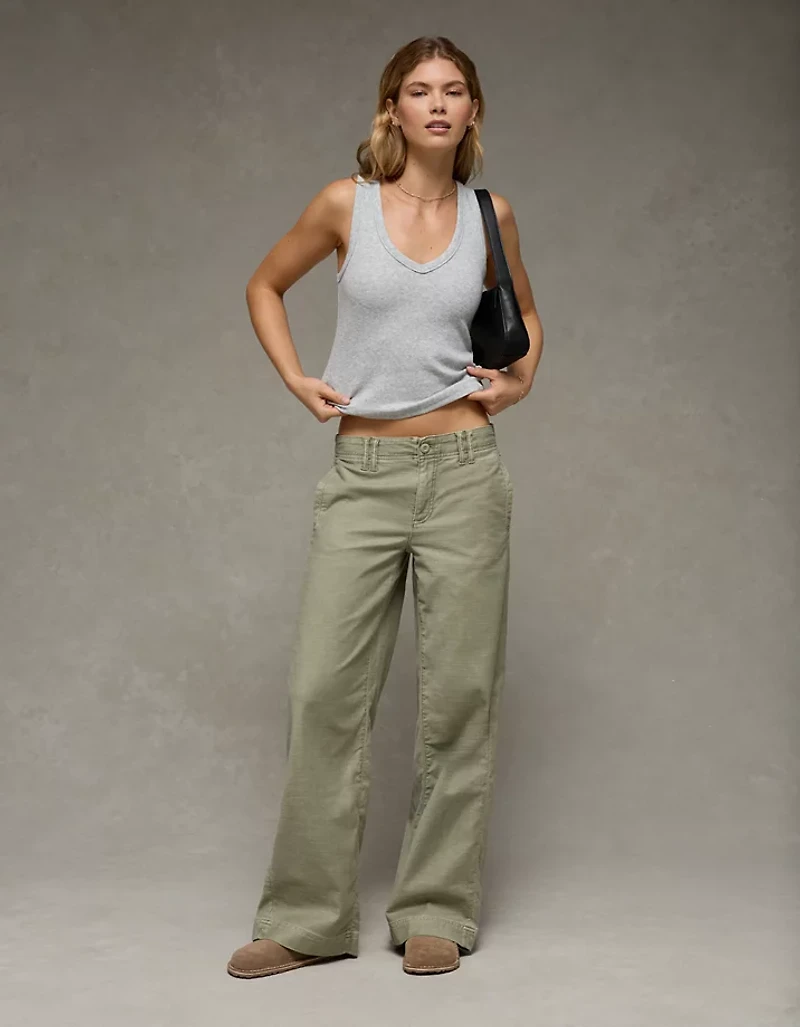 AE High-Waisted Wide Leg Trouser