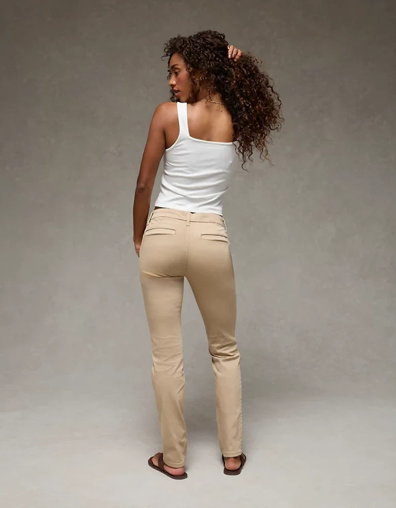 Pantalon moulant à taille haute extensible AE